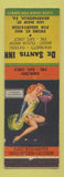 Matchbook Cover - De Santis Inn Sharpsburg PA pinup