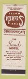 Matchbook Cover - Sands Motel Sandusky OH