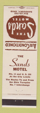 Matchbook Cover - Sands Motel Sandusky OH