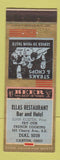Matchbook Cover - Ellas Restaurant Bar Hotel Canton OH