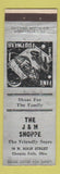 Matchbook Cover - J&M Shoppe Chagrin Falls OH