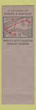 Matchbook Cover - Hotel St George Brooklyn NY Deco girlie