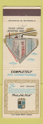 Matchbook Cover - Roosevelt Hotel New Orleans LA