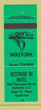 Matchbook Cover - Westward Ho Motel Nanaimo BC