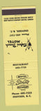 Matchbook Cover - Motel Starlite Restaurant Osoyoos BC