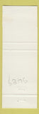 Matchbook Cover - Ken's Place Moberly Lake BC pinup WORN