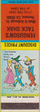 Matchbook Cover - Ferguson's Tack Shak Ramona CA hillbilly