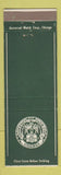 Matchbook Cover - University Club of Chicago IL