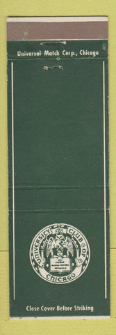 Matchbook Cover - University Club of Chicago IL