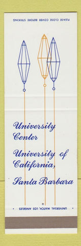 Matchbook Cover - University of California Santa Barbara CA SAMPLE