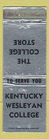 Matchbook Cover - Kentucky Wesleyan College WEAR