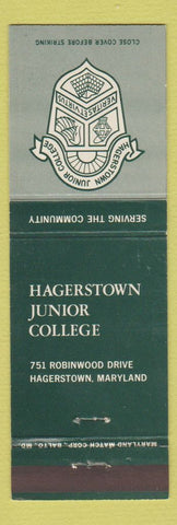 Matchbook Cover - Hagerstown Junior College MD