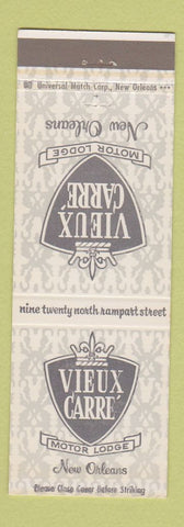 Matchbook Cover - Vieux Carre Motor Lodge New Orleans LA