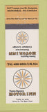 Matchbook Cover - Town Squire Motor Inn Montreal QC