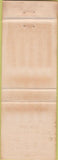 Matchbook Cover - Alfredo's Italian food Calistoga CA