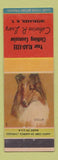 Matchbook Cover - Klad Ezee Clothing Catherine Leary Interlaken NJ Collie