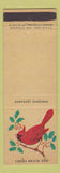Matchbook Cover - Ohio Blue Tip Matches Kentucky Cardinal