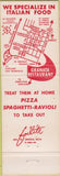 Matchbook Cover - Granata Restaurant Berkeley CA Pizza Foilite