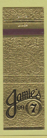 Matchbook Cover - Jamie's on 7 Livonia MI