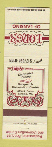 Matchbook Cover - Long's of Lansing MI Restaurant