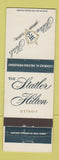 Matchbook Cover - Hilton Hotels Statler Detroit MI