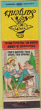 Matchbook Cover - Sargent's Burbank CA Hillbilly w/ extra hillbilly!