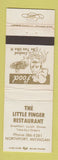 Matchbook Cover - Little Finger Restaurant Northport MI