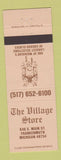 Matchbook Cover - The Village Store Frankenmuth MI