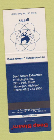 Matchbook Cover - Deep Steam Griffin Extraction Muskegon MI