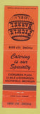 Matchbook Cover - Pickle Barrel Deli Southfield MI