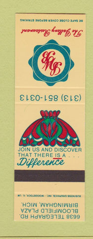 Matchbook Cover - The Gallery Restaurant Birmingham MI