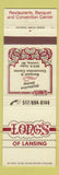 Matchbook Cover - Long's Restaurant Lansing MI
