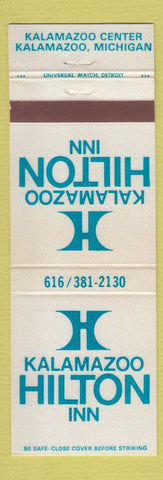 Matchbook Cover - Kalamazoo Hilton Inn MI