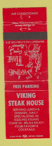 Matchbook Cover - Viking Steak House Jackson MI WEAR