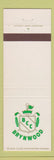 Matchbook Cover - Brynwood Country Club Milwaukee WI