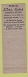 Matchbook Cover - Silver Lake Golf Club Orland Park IL