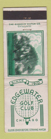 Matchbook Cover - Edgewater Golf Club Chicago IL