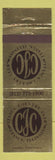 Matchbook Cover - Itasca Country Club IL WEAR