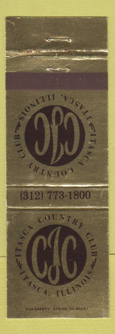 Matchbook Cover - Itasca Country Club IL WEAR