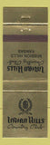 Matchbook Cover - Indian Hills Country Club Mission Hills KS