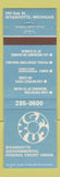 Matchbook Cover - Wyandotte Government Employees Credit Union MI