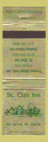Matchbook Cover - ST Clair Inn MI WEAR