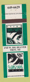 Matchbook Cover - Sebastian's Grill Troy MI