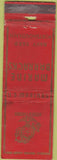 Matchbook Cover - Marine Barracks Navy Yard Portsmouth NH WORN