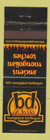 Matchbook Cover - BD's Mongolian BBQ