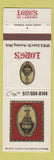 Matchbook Cover - Long's Restaurant Lansing MI