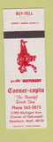Matchbook Cover - Corner Copia Resale Shop Dearborn MI