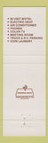 Matchbook Cover - Exit Motel Restaurant Birch Run MI