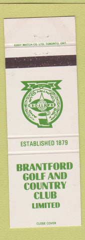 Matchbook Cover - Brantford Golf and Country Club ON