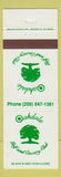 Matchbook Cover - Oakdale Golf and Country Club